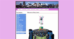 Desktop Screenshot of partylinens.com